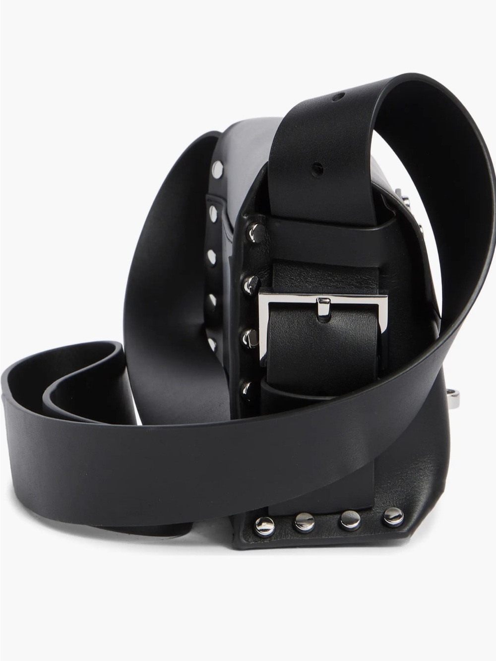 All Saints Miro Leather Satchel - Picture 4 of 8